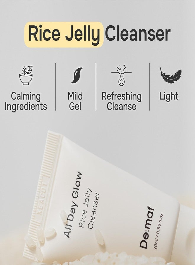 De:maf Welcome Kit Cleansing Set – Gentle Cleansing Trio with Travel Pouch | Olive Oil, Milk, and Rice Foam Cleansers for All Skin Types - Image 5
